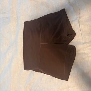 lululemon athletica Women's High-Rise Bike Shorts - Chocolate Brown